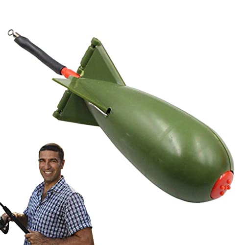 Abonda Angelbomben | Feeder in Raketenform | Angelköder, Angelköder, Angelköderkäfig-Float-Werfer für Swimbait-Schwimmköder von Abonda