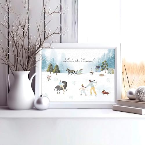 Skandinavischer Weihnachtsdekor, großer Wandkunstdruck für Wohnzimmer-Dekor, Weihnachts-Wandbilder, saisonale Wandbehänge, Dekor, Leinwand, 50 x 76 cm Skandinavischer Weihnachtsdekor, großer Wandkunstdruck für Wohnzimmer-Dekor, Weihnachts-Wandbilder, saisonale Wandbehänge, Dekor, Leinwand, 50 x 76 cm von About Wall Art