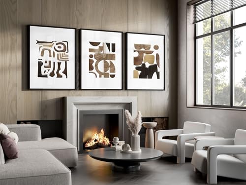 Wohnzimmer Wandkunstdrucke 3er Set Wandbilder Galeriewand Abstrakt Wandbehänge Esszimmer Dekor Lounge Wanddekor Poster ungerahmt A4 21x30cm Wohnzimmer Wandkunstdrucke 3er Set Wandbilder Galeriewand Abstrakt Wandbehänge Esszimmer Dekor Lounge Wanddekor Poster ungerahmt A4 21x30cm von About Wall Art