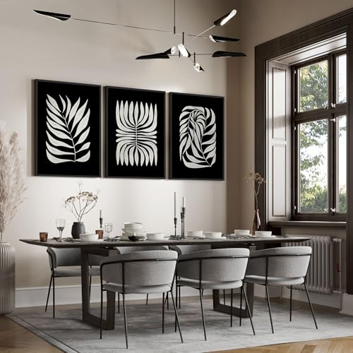 Wohnzimmer Wandkunstdrucke 3er Set Wandbilder Galeriewand Minimalistisch Wandbehänge Esszimmer Dekor Lounge Wanddekor Poster ungerahmt A3 11.69x16.54in / 29.7x42cm von About Wall Art