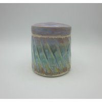 Handgemachte Keramik Dose - Sonnenuntergang Am Strand von AbraKarbinCeramics