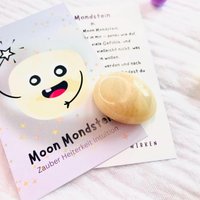 Edelstein "Moon Mondstein" 2-3cm - Kinderglücksstein Freundschaftsgeschenk Heilstein Mondstein Mutmacher Einschulungsgeschenkidee Edelstein "Moon Mondstein" 2-3cm - Kinderglücksstein Freundschaftsgeschenk Heilstein Mondstein Mutmacher Einschulungsgeschenkidee von AbrakadabraSteineDE