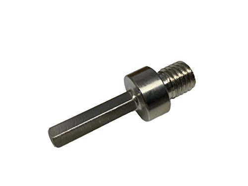 M14 6-Kant ADAPTER für Diamantbohrkrone Fliesenbohrer Diamantbohrer Trockenbohrer Fliesenbohrkrone für Fliesen Naturstein Marmor Keramik Granit für Winkelschleifer FLEX (Adapter 6-Kant auf M14) von Abralix