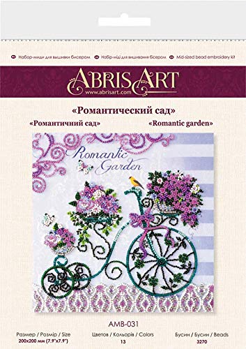 Abris Art AMB-031 Perlenstich Stickset, Baumwolle, mehrfarbig, 20x21cm von Abris Art