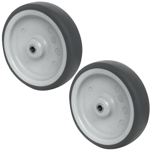 Abrollwerk 2er Set Einbaurad 125 mm inkl. Achse, Apparaterolle, T.P.E. Gleitlager, Robuste leichtgängige Transportrollen Geräterollen Möbelrollen Industrierollen (2) Abrollwerk 2er Set Einbaurad 125 mm inkl. Achse, Apparaterolle, T.P.E. Gleitlager, Robuste leichtgängige Transportrollen Geräterollen Möbelrollen Industrierollen (2) von Abrollwerk