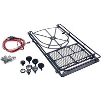 Absima 2320123 Tuningteil Metall-Dachträger m. Reifenablage inkl. LEDs für Maßstab 1:10 von Absima