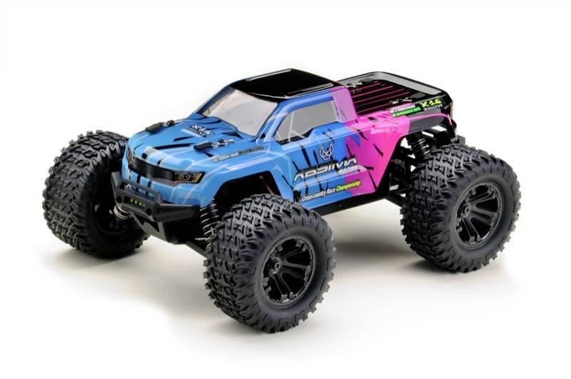 Absima Mini Amt Pink Blau Brushed 1:16 Rc Modellauto Elektro Siehe Text/Foto C-Ware von Absima