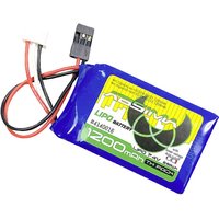 Modellbau-Akkupack (LiPo) 7.4 v 1200 mAh Zellen-Zahl: 2 Softcase jr / Futaba - Absima von Absima