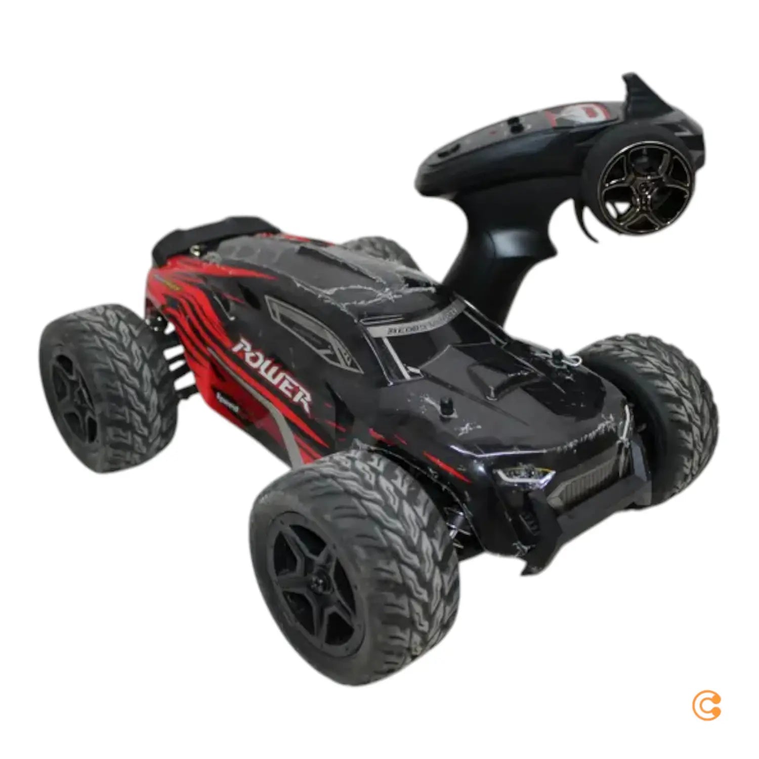 Absima Power Schwarz/Rot 1:14 Rc Modellauto Elektro Truggy Siehe Text/Foto B-Ware von Absima