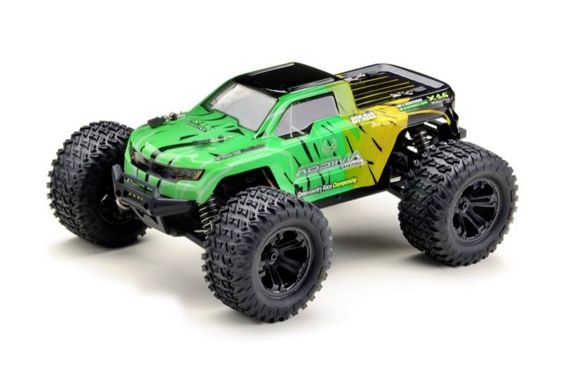 B-Ware Absima Mini Amt Gelb Grün Brushed 1:16 Rc Modellauto Elektro Monstertruck Rt R 2 von Absima