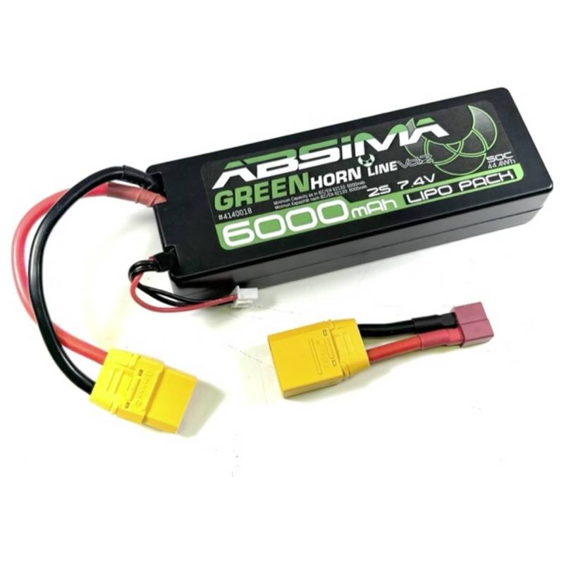 B-Ware Absima Modellbau Akkupack Li Po Batterie 7.4 V 6000m Ah Xt90 Stick Rc Car 2 Zellen B-Ware Absima Modellbau Akkupack Li Po Batterie 7.4 V 6000m Ah Xt90 Stick Rc Car 2 Zellen von Absima