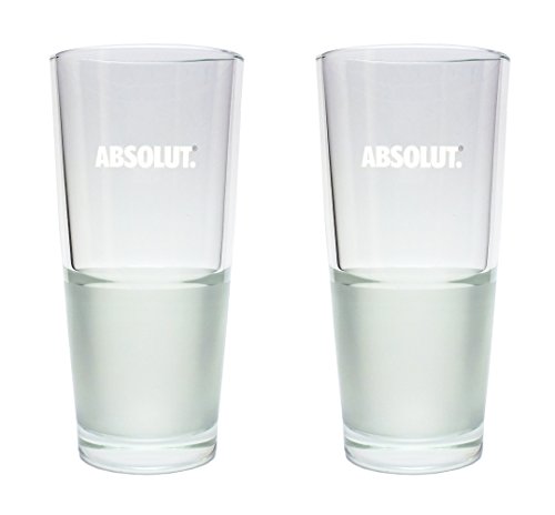 2 Absolut Vodka Glas Longdrinkgläser 2cl/4cl - 2er Set von Absolut Vodka