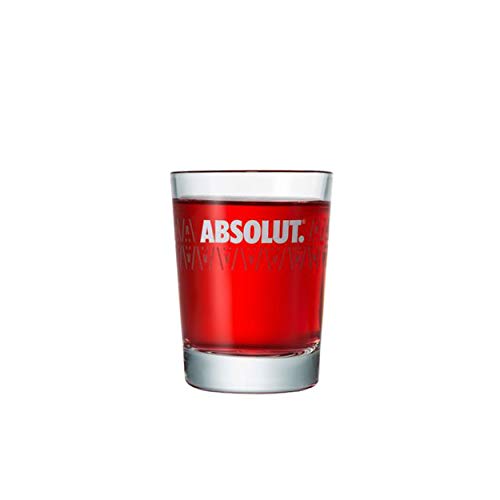 ABSOLUT Shot Glas, Vodkaglas, Schnapsglas, Stamper, Pinnchen, Glas, Transparent, 90346300 von Absolut Vodka
