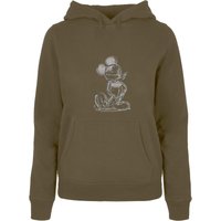 ABSOLUTE CULT Kapuzenpullover "ABSOLUTE CULT Damen Ladies Mickey Mouse - Sketch Kick Hoody", (1 tlg.) von Absolute Cult