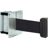 Absperr-Wandgurt L mit magnetischem Endstück, Länge 3,7 m, schwarz von Via Guide®