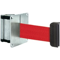 Absperr-Wandgurt M mit magnetischem Endstück, Länge 2,3 m, rot von Via Guide®