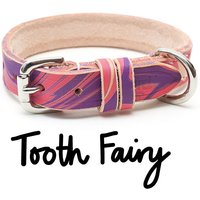 Designer Leder Hundehalsband, Hübsches Mädchen Handgemachte Hunde Geschenk, Luxus Haustierhalsband | Zahnfee von AbsurdDesign