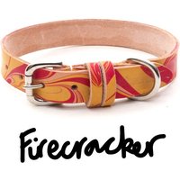 Leder Hundehalsband, Stilvolle Handgemachte Halsbänder, Designer Hundehalsband Und Leine | Feuersturm von AbsurdDesign