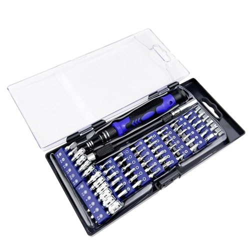 Absyrony 62 in 1 Schraubenzieher Set, Screwdriver Set, Feinmechaniker Schraubendreher Set, Präzisionsschraubendreher, Feinwerkzeug Schraubendrehersatz, Precision Schrauber Bit, Reparatur Werkzeug Absyrony 62 in 1 Schraubenzieher Set, Screwdriver Set, Feinmechaniker Schraubendreher Set, Präzisionsschraubendreher, Feinwerkzeug Schraubendrehersatz, Precision Schrauber Bit, Reparatur Werkzeug von Absyrony