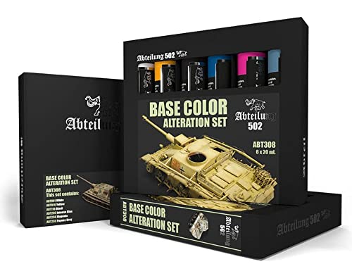 Abteilung 502 OIL SET ABT308 Base Color Alteration Set (6x20ml tubes) von Abteilung 502