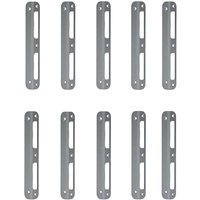 Abus - 10x Winkelschließblech WSB170 170x20mm links/rechts f. Wohnungs Zimmertüren von Abus