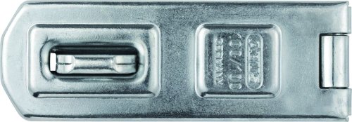 ABUS Überfalle 100/100 - Vorrichtung für Vorhängeschlösser - für einschlagende Türen - 01449 - ABUS-Sicherheitslevel 4 - Silberfarben von ABUS