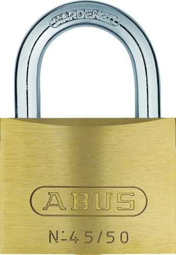 ABUS Vorhängeschloss 45/50 aus Messing - inkl. 5 Schlüssel - mit Präzisions-Stiftzylinder mit Pilzkopfstiften - 20077 - ABUS-Sicherheitslevel 5 - Messingfarben ABUS Vorhängeschloss 45/50 aus Messing - inkl. 5 Schlüssel - mit Präzisions-Stiftzylinder mit Pilzkopfstiften - 20077 - ABUS-Sicherheitslevel 5 - Messingfarben von ABUS