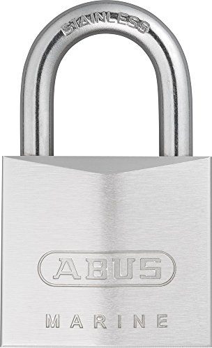 ABUS Marine Vorhängeschloss 75IB/40 - wetterfest - Messing-Schlosskörper mit Nickel Pearl Beschichtung - ABUS-Sicherheitslevel 6 - Silber von ABUS