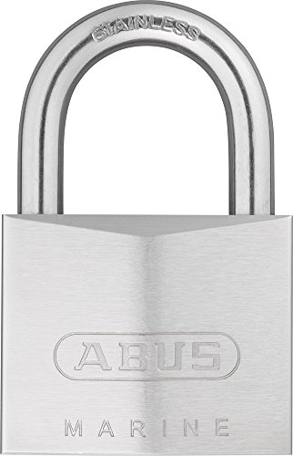 ABUS Marine Vorhängeschloss 75IB/50 - wetterfest - Messing-Schlosskörper mit Nickel Pearl Beschichtung - ABUS-Sicherheitslevel 7 - Silber von ABUS