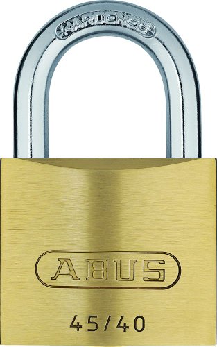ABUS Vorhängeschloss 45/40 aus Messing - mit Präzisions-Stiftzylinder mit Pilzkopfstiften - 05098 - ABUS-Sicherheitslevel 4 - Messingfarben ABUS Vorhängeschloss 45/40 aus Messing - mit Präzisions-Stiftzylinder mit Pilzkopfstiften - 05098 - ABUS-Sicherheitslevel 4 - Messingfarben von ABUS