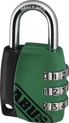 Abus 535239 155/30 Zahlen-Vorhangschloss mit verstellbarem Code, grün von ABUS