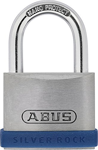 ABUS Vorhängeschloss Silver Rock 5/40 aus massivem Zink - mit Silikon Schutzrahmen - Kellerschloss u. v. m. - ABUS-Sicherheitslevel 5 - Blau/Silber ABUS Vorhängeschloss Silver Rock 5/40 aus massivem Zink - mit Silikon Schutzrahmen - Kellerschloss u. v. m. - ABUS-Sicherheitslevel 5 - Blau/Silber von ABUS