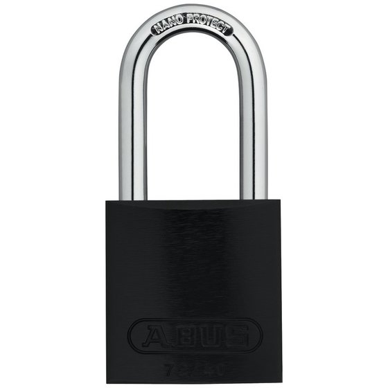 ABUS - AV-Vorhangschloss, Titalium 72/40HB40, TITALIUM™-Spezialaluminium schwarz von Abus