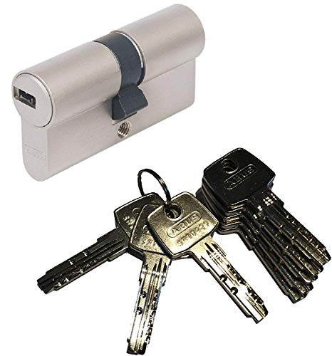 ABUS EC550 Profil-Doppelzylinder Länge (a/b) 40/40mm (c=80mm) mit 8 Schlüssell von ABUS