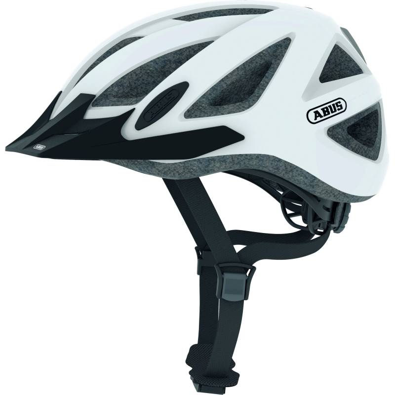 ABUS Fahrradhelm 'City Pro' weiß, Größe M 52-58 cm von Abus