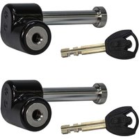 ABUS Gerüstsicherung GRS2015A-2 2er Set 85826 schwarz 78 mm von Abus