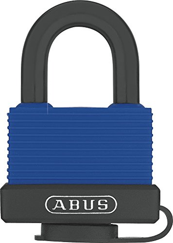 ABUS Messing-Vorhängeschloss Aqua Safe 70IB/45 - wetterfest - Edelstahlbügel für extra Korrosionsschutz - Kunststoffummantelung - ABUS-Sicherheitslevel 5 von ABUS