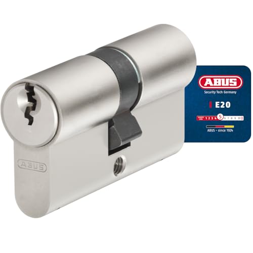 ABUS Profil-Zylinder E20NP Triples Set-3-Stück gleichschließend mit 5 Schlüsseln 59824 von ABUS