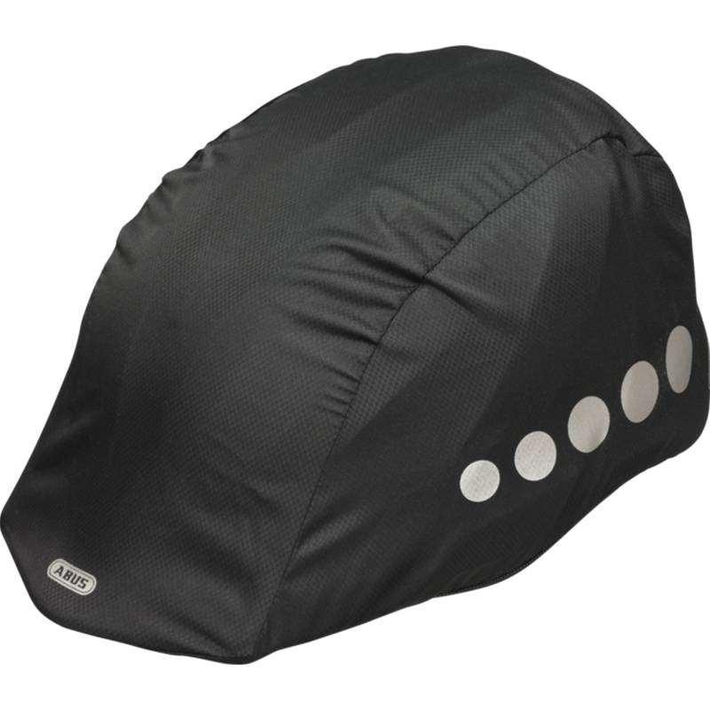 ABUS Regenüberzug für Fahrradhelm reflektierend schwarz von Abus