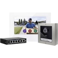 ABUS ModuVis Set S Video-Türsprechanlage LAN, WLAN Komplett-Set Grau-Aluminium von Abus