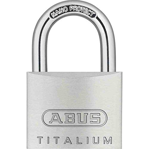 ABUS Vorhängeschloss Titalium 64TI/40 - Kellerschloss mit Schlosskörper aus Spezial-Aluminium - gehärteter Stahlbügel - ABUS-Sicherheitslevel 5 ABUS Vorhängeschloss Titalium 64TI/40 - Kellerschloss mit Schlosskörper aus Spezial-Aluminium - gehärteter Stahlbügel - ABUS-Sicherheitslevel 5 von ABUS