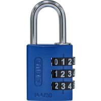 ABUS Zahlen-Vorhangschloss 144/30 Lock-Tag Aluminium, blau ABUS Zahlen-Vorhangschloss 144/30 Lock-Tag Aluminium, blau von Abus