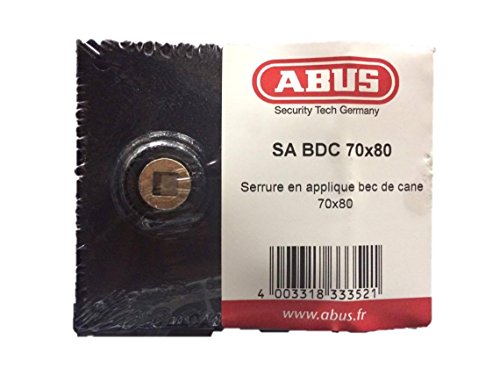 ABUS fc0526002 a Seine BDC 70 x 80 Kastenschloss, mit Griff/horizontale ohne mit Schlüssel 70 x 80 verzinkt thermofilmé von ABUS