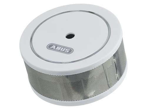 ABUS Mini-Rauchmelder GRWM30600 mit 10-Jahres-Batterie - Q-Label & DIN EN14604 zertifiziert - 85 dB Alarm - für Wohnräume, Wohnwagen & Wohnmobil - Weiß von ABUS