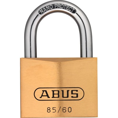 AV-Vorhangschloss 85/60 Lock-Tag, Messing massiv von Abus