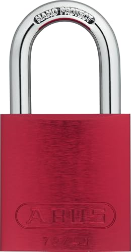 ABUS Aluminium-Vorhangschloss 72/40 rot 43602 von ABUS