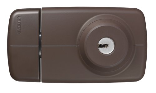ABUS Tür-Zusatzschloss 7025 mit beidseitigem Zylinder, braun, 53271 von ABUS
