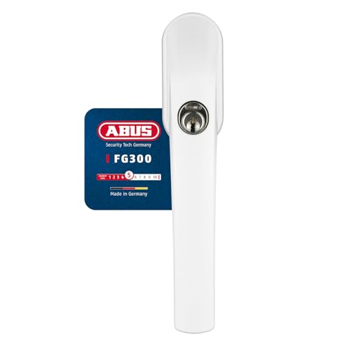 ABUS Abschließbarer Fenstergriff FG300 AL0145 - Fensterknauf mit Druckzylinder, gleichschließend - ABUS-Sicherheitslevel 5 - 37380 - Weiß ABUS Abschließbarer Fenstergriff FG300 AL0145 - Fensterknauf mit Druckzylinder, gleichschließend - ABUS-Sicherheitslevel 5 - 37380 - Weiß von ABUS
