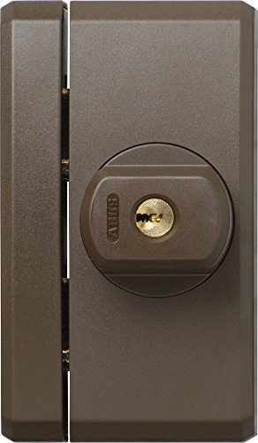 ABUS Fenster-Zusatzsicherung FTS96 AL0145 - Fensterschloss 2 verkrallenden Stahlriegeln, gleichschließend - ABUS-Sicherheitslevel 10 - 31746 - braun von ABUS