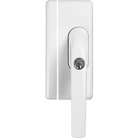 Fenstergriff-Zusatzsicherung Alarm FO400A w weiß gleichschl. AL0125 - Abus von Abus